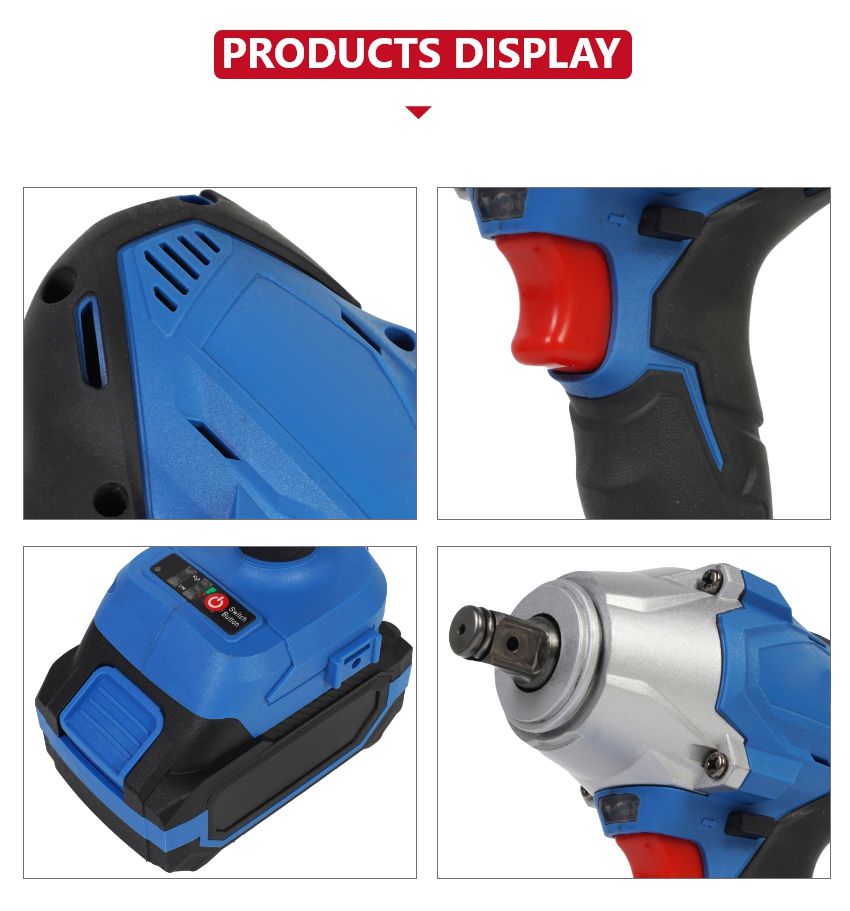 21V 400N•m Cordless Impact Wrench