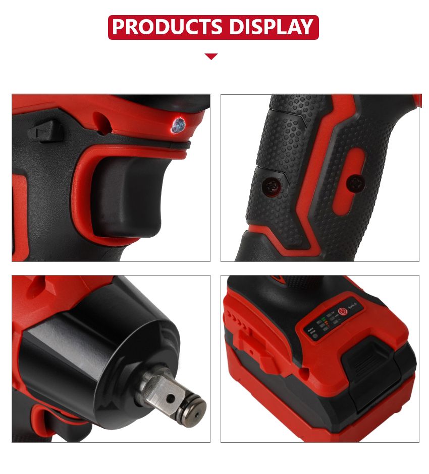 21V 500N•m Cordless Impact Wrench