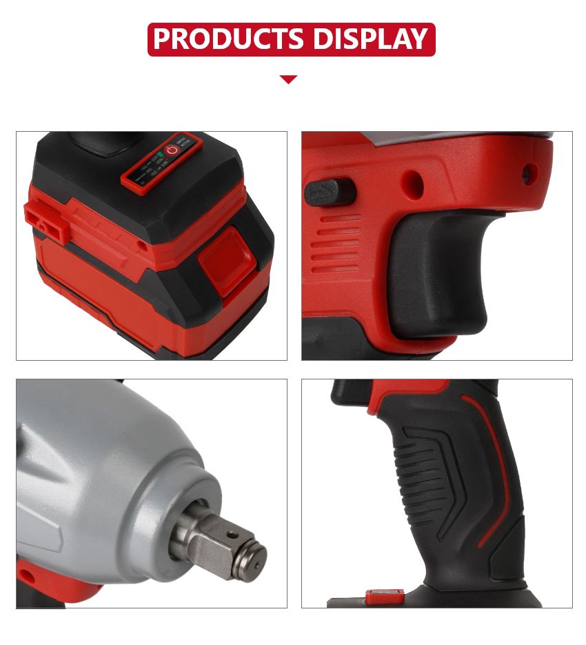 21V 600N·m Lithium Impact Wrench