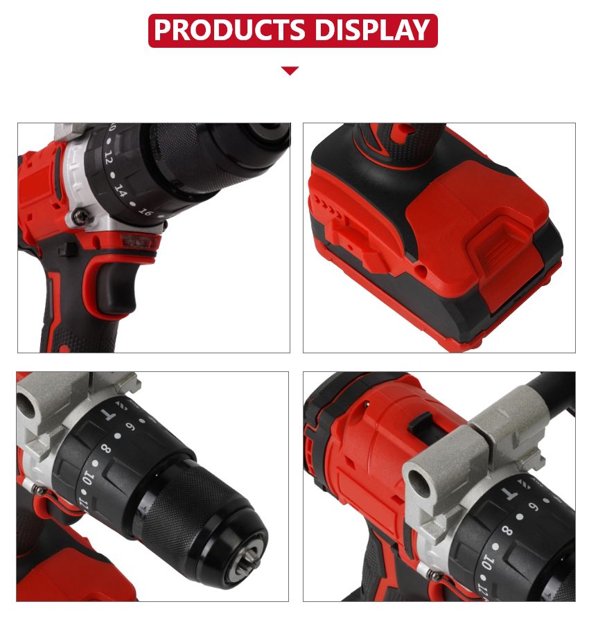 21V 80N•m Cordless Impact Drill