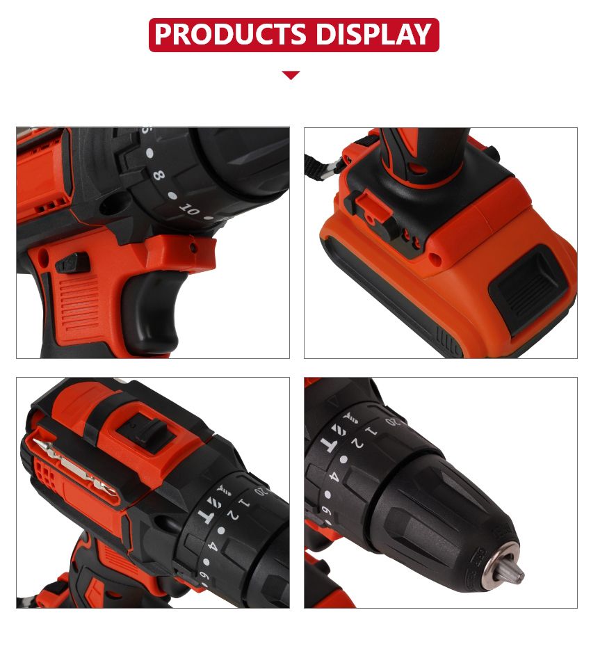 21V 2Ah/4Ah Cordless Impact Drill