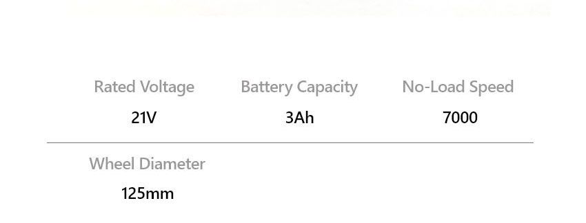 125mm 21V Cordless Circular Saw