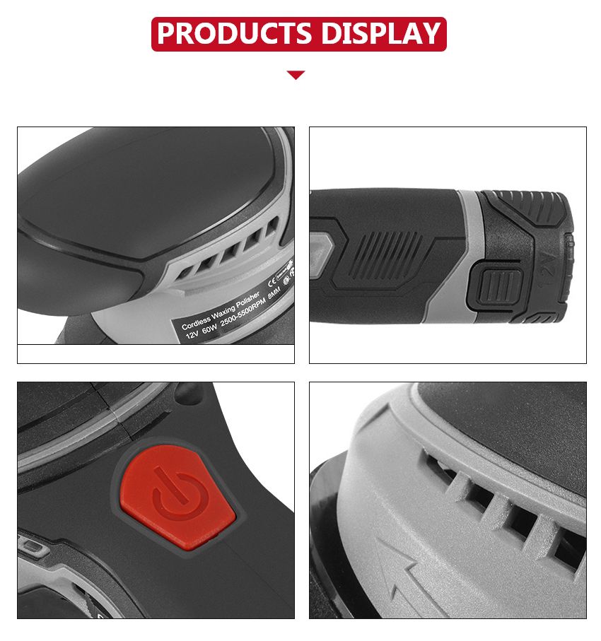 125mm 12V Cordless Polisher