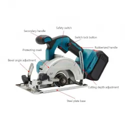 21V 125mm Cordless Circular Saw DC10501