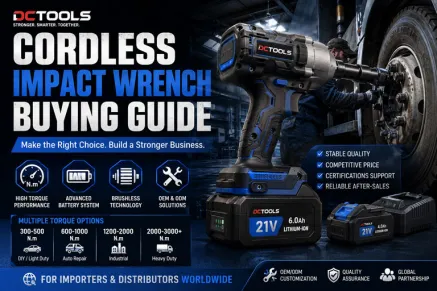 Cordless Impact Wrench Buying Guide: How Importers Choose the Right Torque & Battery System